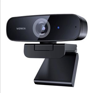 WENKIA Webcam with Microphone, Full HD 1080P USB Desktop Web Computer Camera